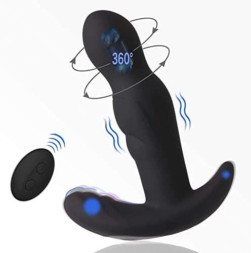 360-Rotating-Anal-Vibrator-Prostate-Massager-Anal-Butt-Plug-with-Ergonomic-Design-and-30-Powerful-Stimulation-Patterns-for-BeginnerAdvanced-Player-Anal-Sex-Toys-for-Men-Women-and-Couples-0-0