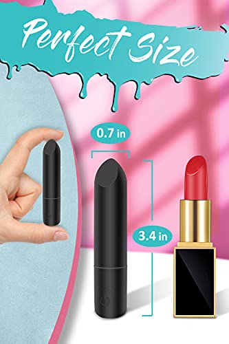 Bullet-Vibrator-with-Angled-Tip-for-Precision-Clitoral-Stimulation-Discreet-Rechargeable-Lipstick-Vibe-with-10-Vibration-Modes-Waterproof-Nipple-G-spot-Stimulator-Sex-Toys-for-Women-Black-0-3