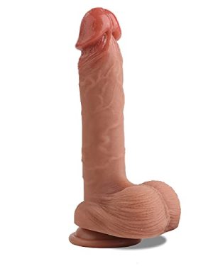 Realistic Dildo for Beginners Lifelike Huge Silicone Dildo with Strong Suction Cup for Hands Free Play Realistic Penis for G Spot Stimulation Dildos Anal Sex Toys for Women and Couple 77 0 Realistic Dildo for Beginners Lifelike Huge Silicone Dildo, with Strong Suction Cup for Hands-Free Play, Realistic Penis for G-Spot Stimulation Dildos Anal Sex Toys for Women and Couple 7.7 "
