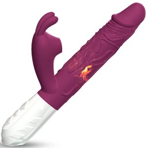 Realistic Rabbit Vibrator Dildo for Women Vaginal Health G Spot Vibrator with Bunny Ears 7 VibrationsWaterproof Clitoral Stimulator for Beginners Heated Rechargeable Adult Sex Toys 0 Realistic Rabbit Vibrator Dildo for Women Vaginal Health G Spot Vibrator with Bunny Ears 7 Vibrations,Waterproof Clitoral Stimulator for Beginners Heated Rechargeable Adult Sex Toys