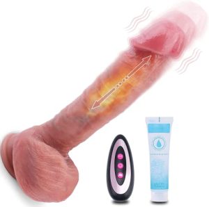 Thrusting Realistic Dildos G Spot Vibrator Sex Toys 87 Inch G Spot Penis Dildo Anal Vaginal Stimulator Remote Control Toy with 7 Telescopic 7 Vibration Heating Adult Sex Toys for Women Couples 0 Thrusting Realistic Dildos G Spot Vibrator Sex Toys, 8.7 Inch G-Spot Penis Dildo Anal Vaginal Stimulator Remote Control Toy with 7 Telescopic & 7 Vibration & Heating, Adult Sex Toys for Women Couples