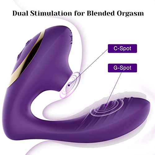 Tracys-Dog-Clitoral-Sucking-Vibrator-for-Clit-G-Spot-Stimulation-Adult-Sex-Toys-for-Women-and-Couple-Dual-Stimulator-for-Double-Pleasure-with-10-Suction-and-Vibration-Patterns-OG-0-0