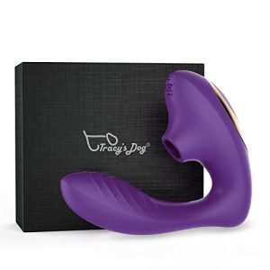 Tracys Dog Clitoral Sucking Vibrator for Clit G Spot Stimulation Adult Sex Toys for Women and Couple Dual Stimulator for Double Pleasure with 10 Suction and Vibration Patterns OG 0 Clitoral Sucking Vibrator for Clit G Spot Stimulation, Adult Sex Toys for Women and Couple, Dual Stimulator for Double Pleasure with 10 Suction and Vibration Patterns (OG)
