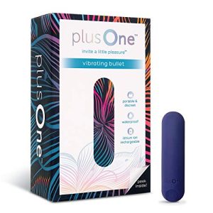 plusOne Bullet Vibrator for Women Mini Vibrator Made of Body Safe Silicone Fully Waterproof USB Rechargeable Personal Massager with 10 Vibration Settings 0 Bullet Vibrator for Women - Mini Vibrator Made of Body-Safe Silicone, Fully Waterproof, USB Rechargeable - Personal Massager with 10 Vibration Settings