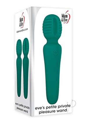 Adam Eve Eves Petite Private Pleasure Silicone Rechargeable Wand Green 0 Eve's Petite Private Pleasure Silicone Rechargeable Wand - Green