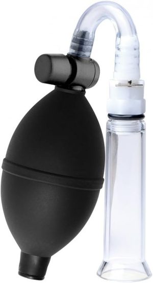 51Sc8ITPl9L. AC SL1102 Size Matters Unisex Clitoral Pumping System with Detachable Acrylic Cylinder, Black (AE749)