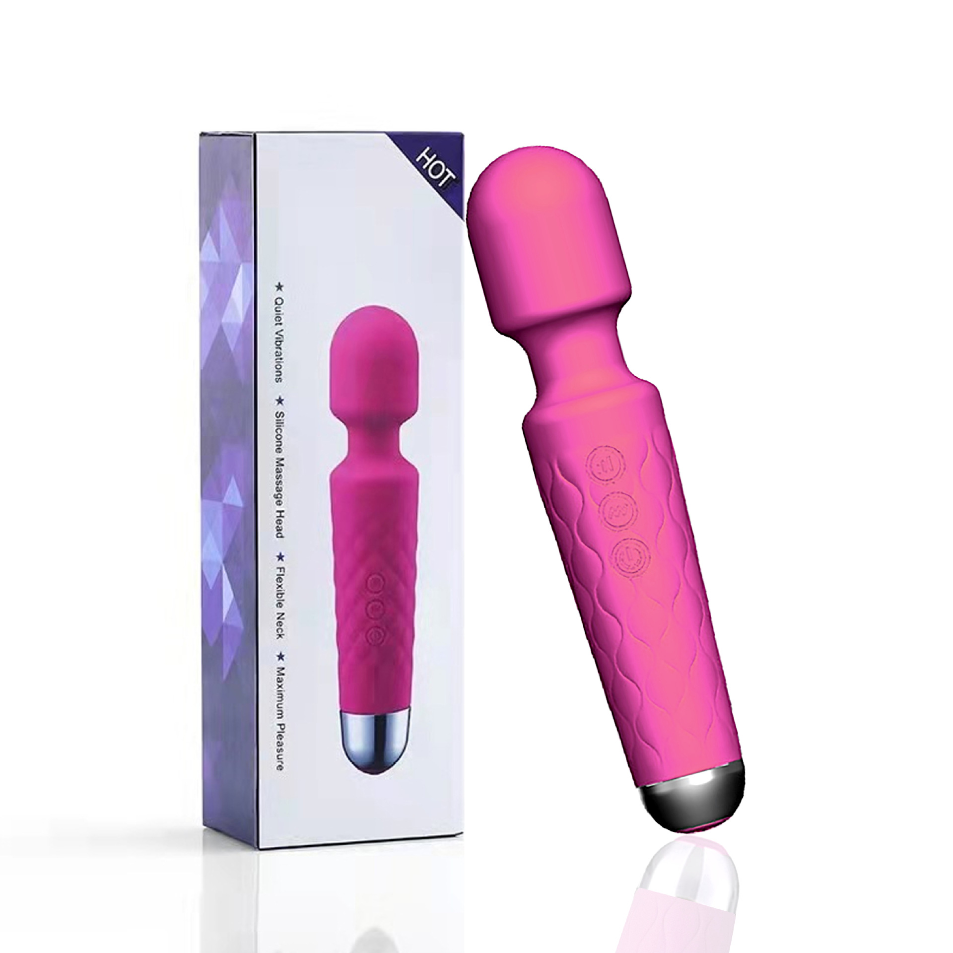 O1CN015SevPn1kZH7RLzFtY 2212700564697 0 cib Vibrator Wand, Female Adult Sex Toys, Vibrators for Her, Wand Massager, Clit Stimulator Sex Toy, Dildo, with 8 Speeds of