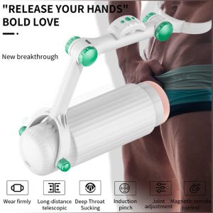 O1CN01clUWco1VwtPWuCeoi 2213023112718 0 cib Wearable Automatic Male Masturbators Cup - Hands Free Visible Masturbator Cup Blowjob Machine with 10 Thrusting & 2 Realistic
